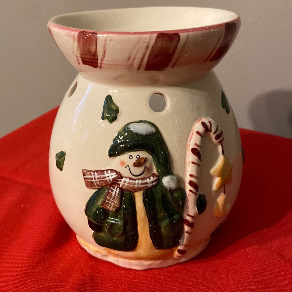 Snow-Cute!!!! Snowman Tea Light Wax Warmer